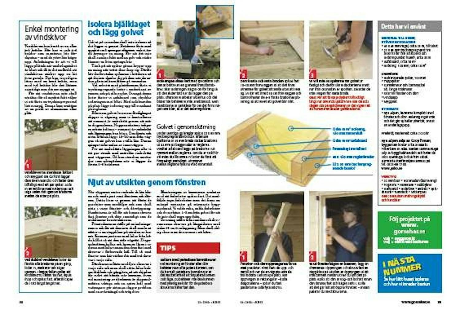 Bygga stuga i skogen Bygga stuga i skogen